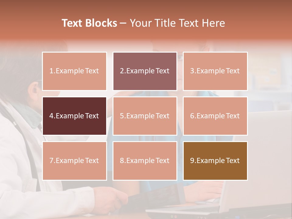 A Doctor Checking A Patient's Chest With A Stethoscope PowerPoint Template