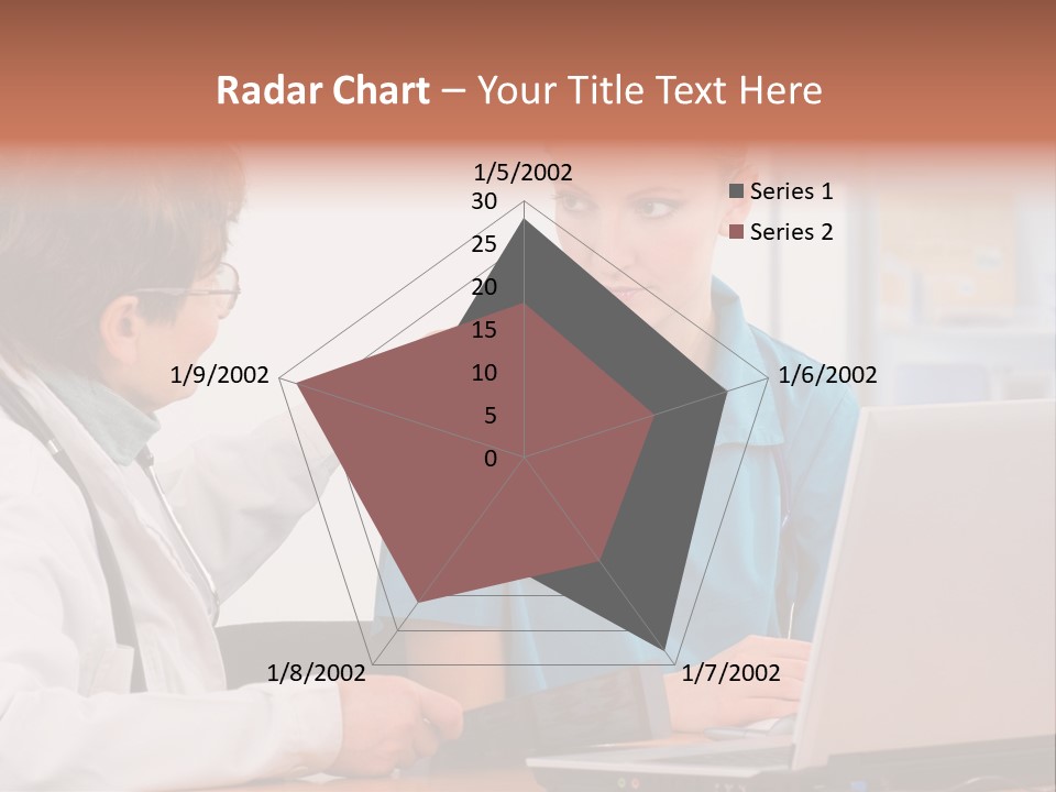 A Doctor Checking A Patient's Chest With A Stethoscope PowerPoint Template
