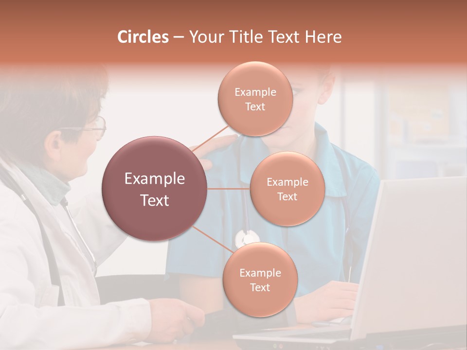 A Doctor Checking A Patient's Chest With A Stethoscope PowerPoint Template