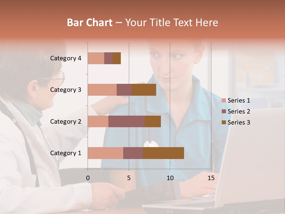 A Doctor Checking A Patient's Chest With A Stethoscope PowerPoint Template