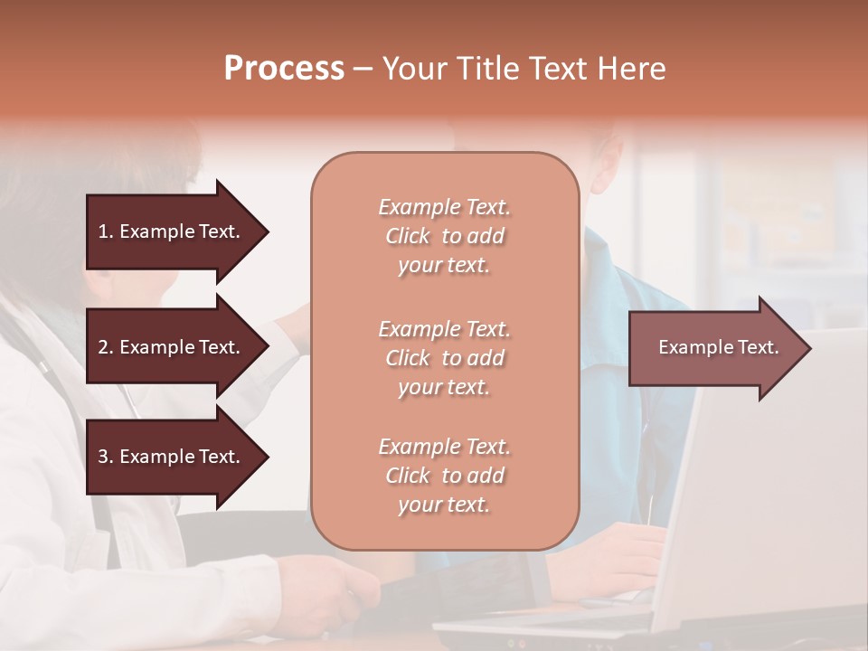 A Doctor Checking A Patient's Chest With A Stethoscope PowerPoint Template