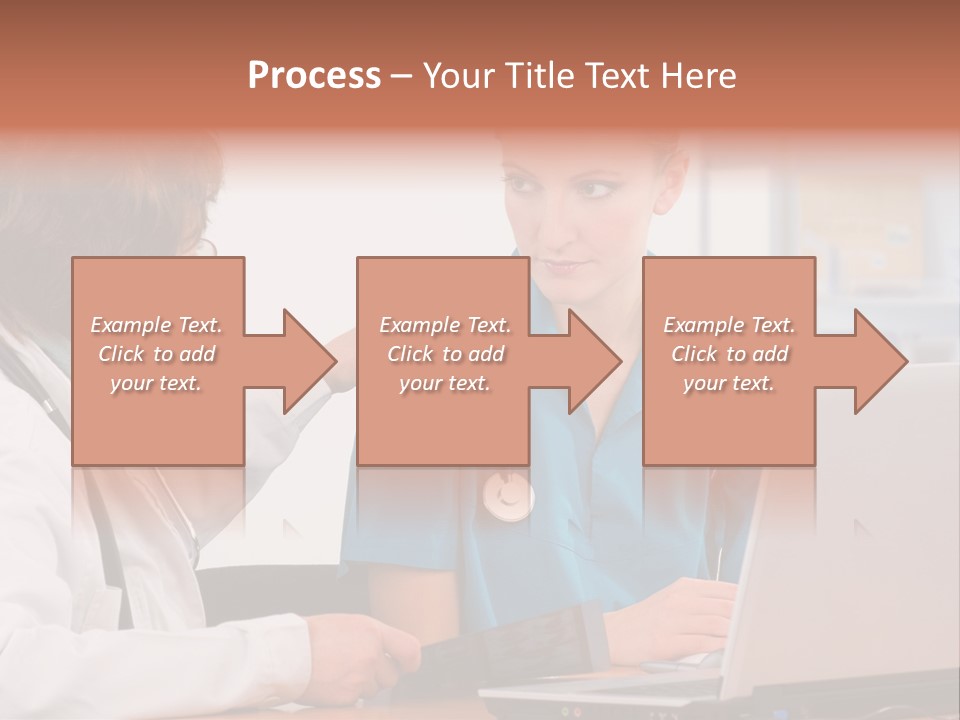 A Doctor Checking A Patient's Chest With A Stethoscope PowerPoint Template
