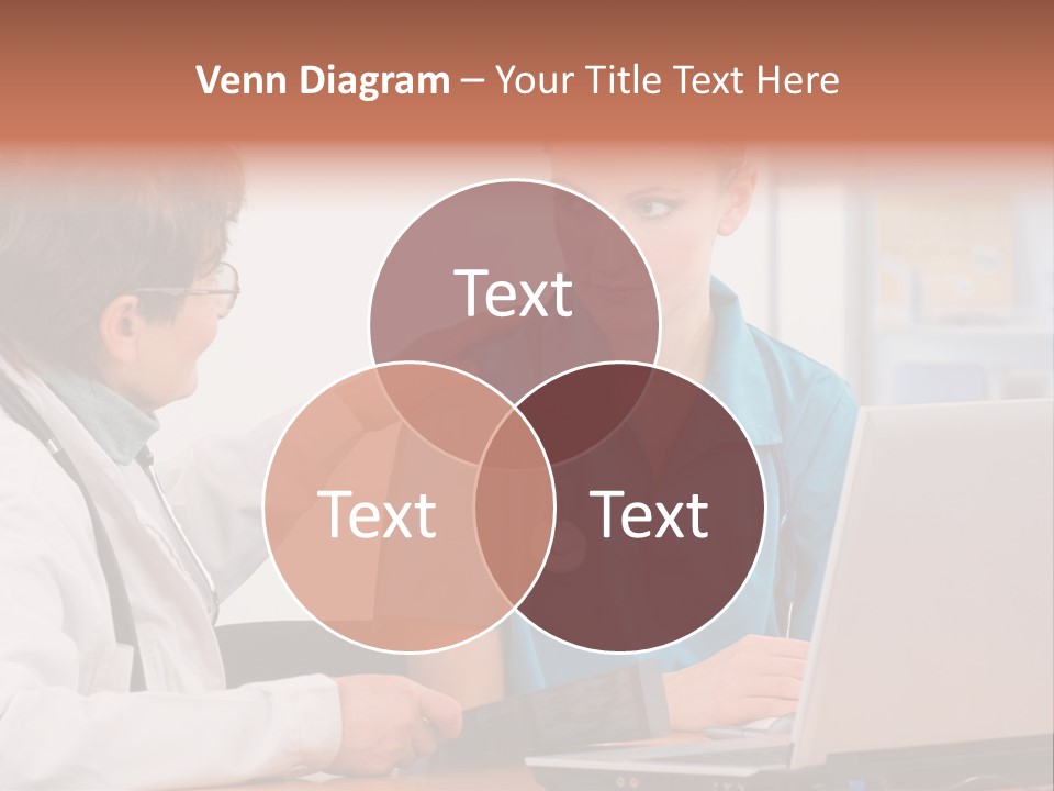 A Doctor Checking A Patient's Chest With A Stethoscope PowerPoint Template