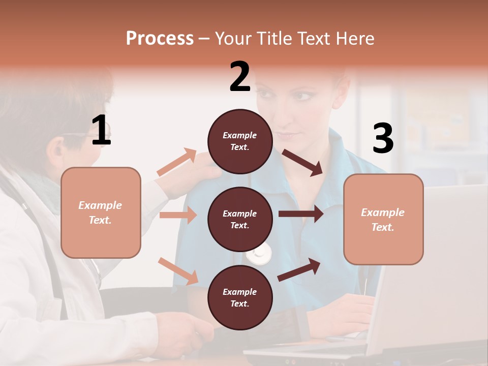 A Doctor Checking A Patient's Chest With A Stethoscope PowerPoint Template