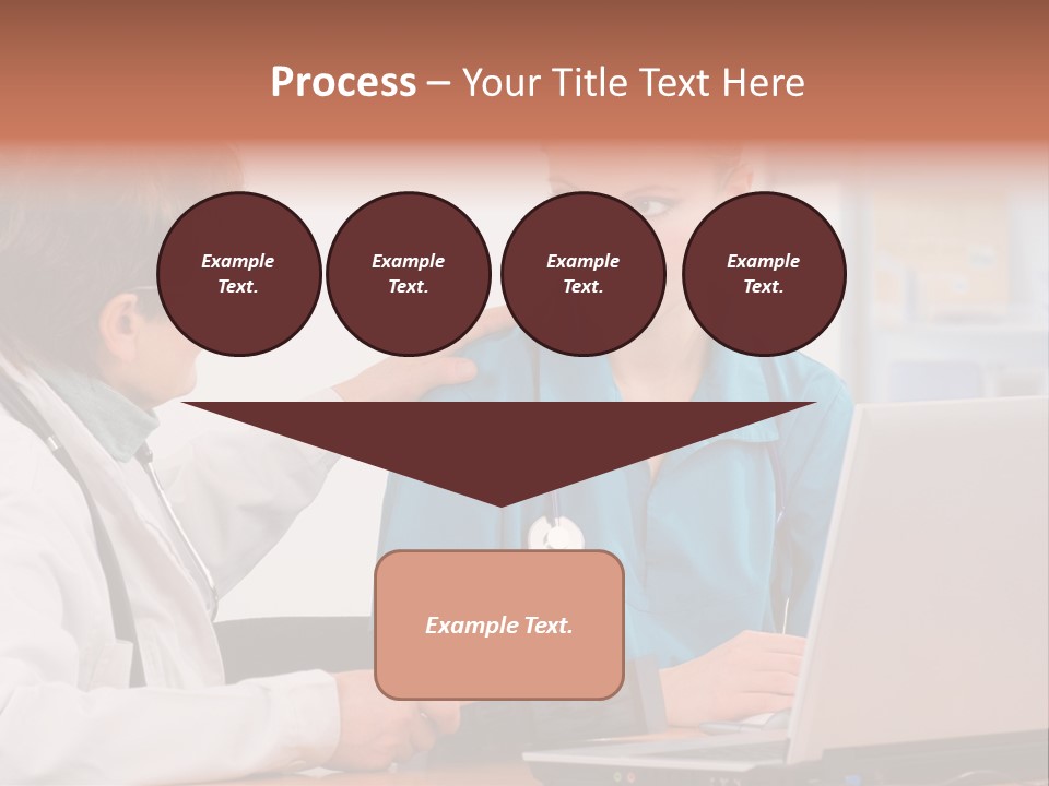 A Doctor Checking A Patient's Chest With A Stethoscope PowerPoint Template