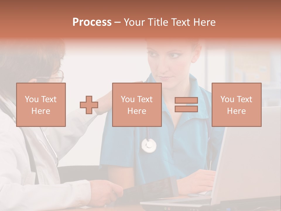 A Doctor Checking A Patient's Chest With A Stethoscope PowerPoint Template