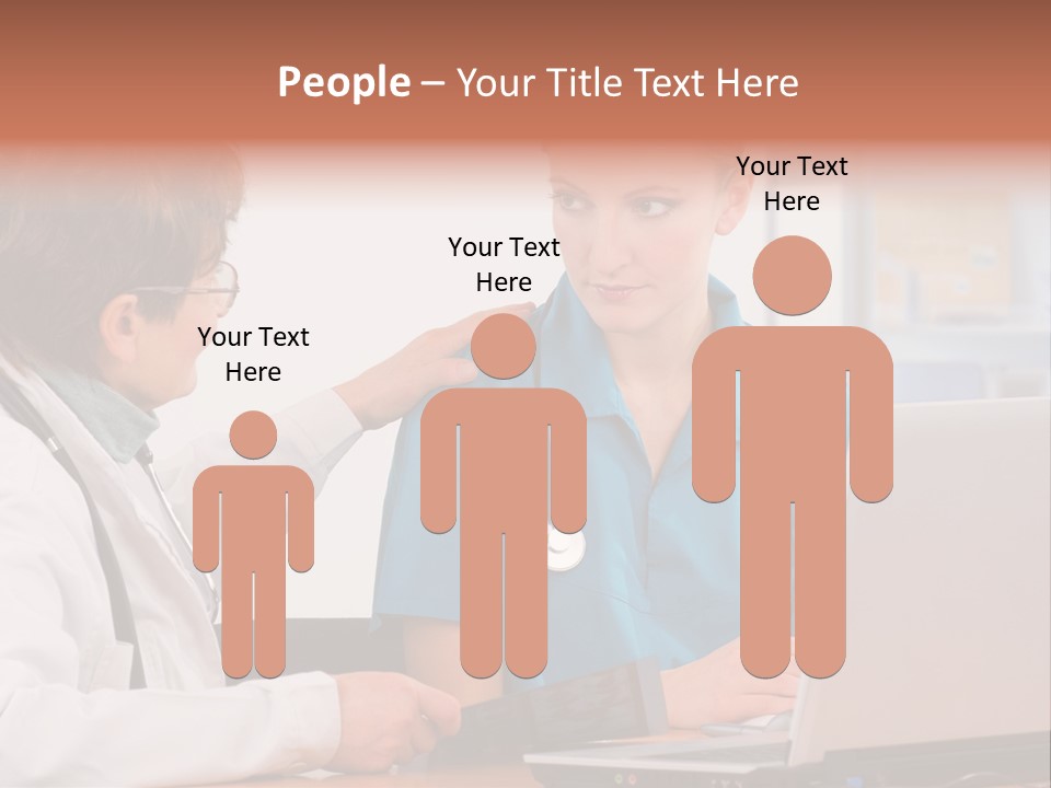 A Doctor Checking A Patient's Chest With A Stethoscope PowerPoint Template