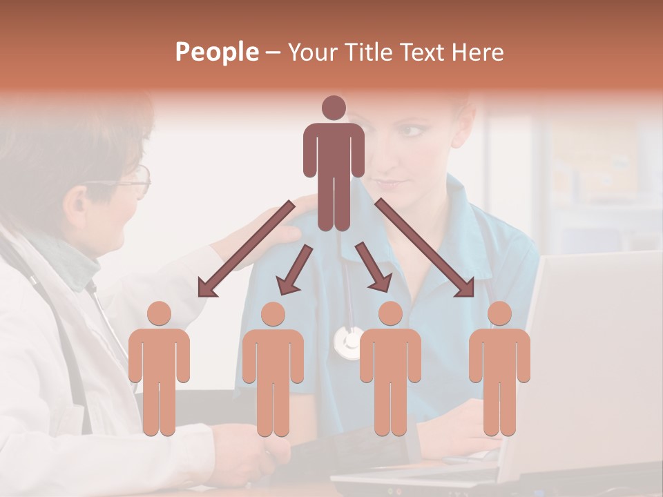 A Doctor Checking A Patient's Chest With A Stethoscope PowerPoint Template