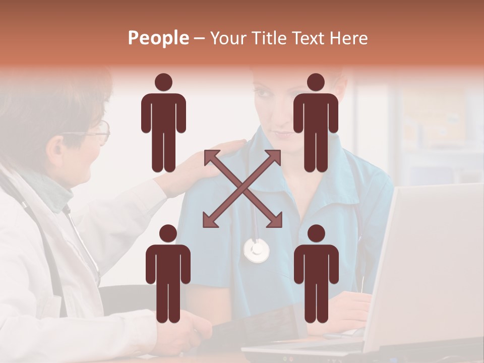 A Doctor Checking A Patient's Chest With A Stethoscope PowerPoint Template