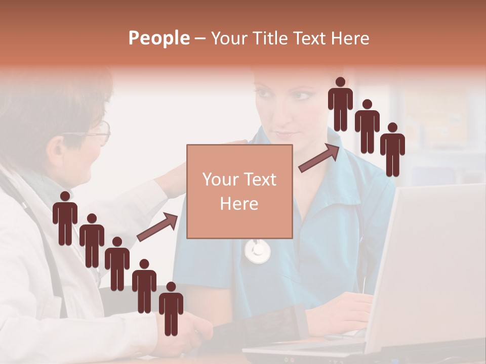 A Doctor Checking A Patient's Chest With A Stethoscope PowerPoint Template