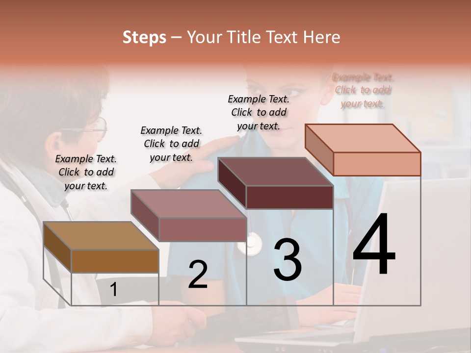 A Doctor Checking A Patient's Chest With A Stethoscope PowerPoint Template