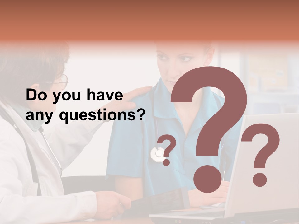 A Doctor Checking A Patient's Chest With A Stethoscope PowerPoint Template