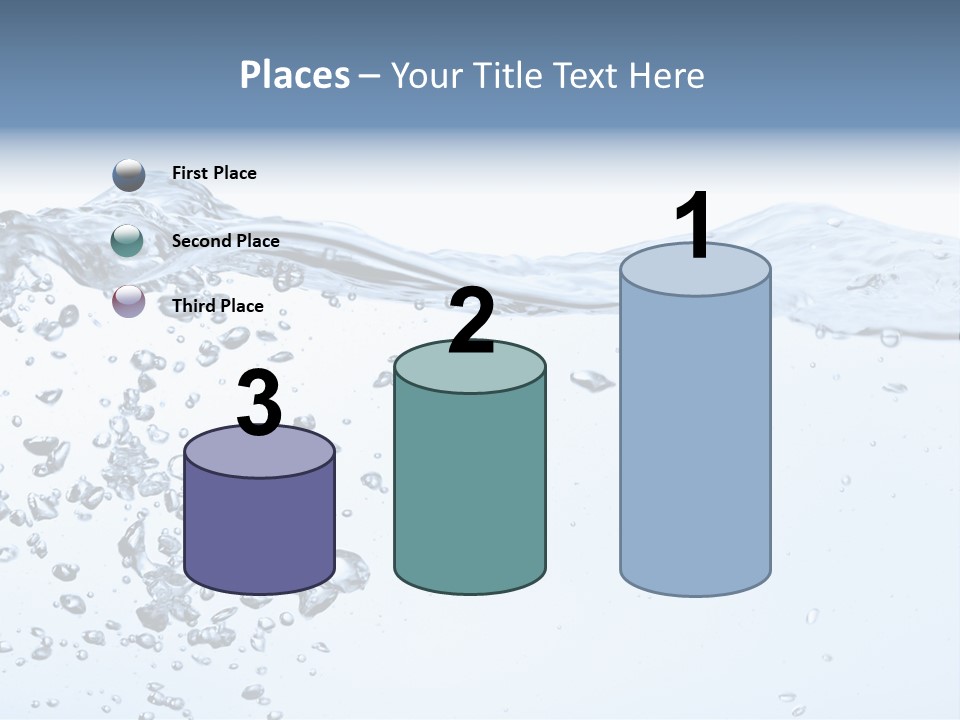 A Water Powerpoint Presentation Is Shown PowerPoint Template