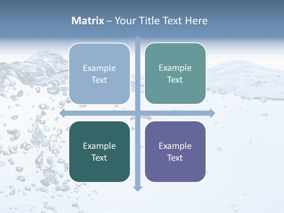A Water Powerpoint Presentation Is Shown PowerPoint Template