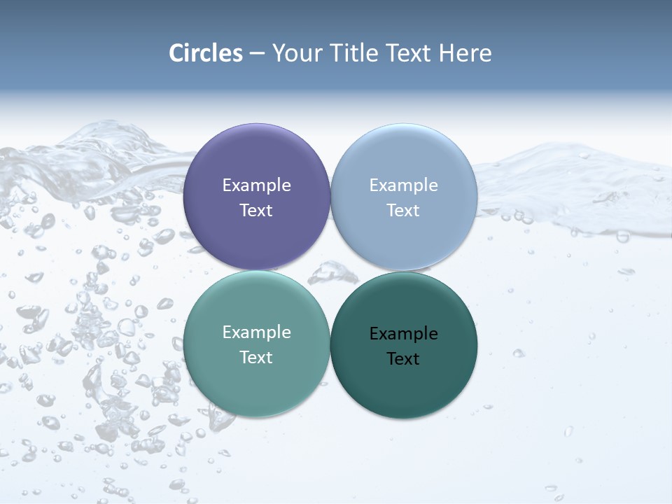 A Water Powerpoint Presentation Is Shown PowerPoint Template