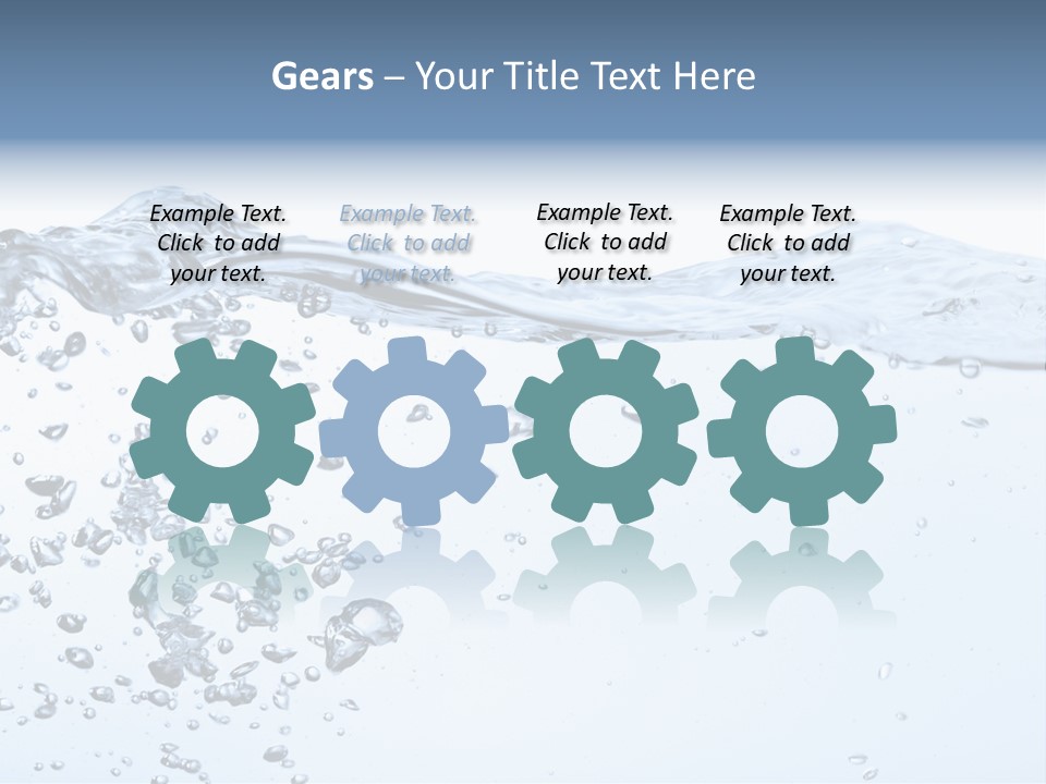 A Water Powerpoint Presentation Is Shown PowerPoint Template