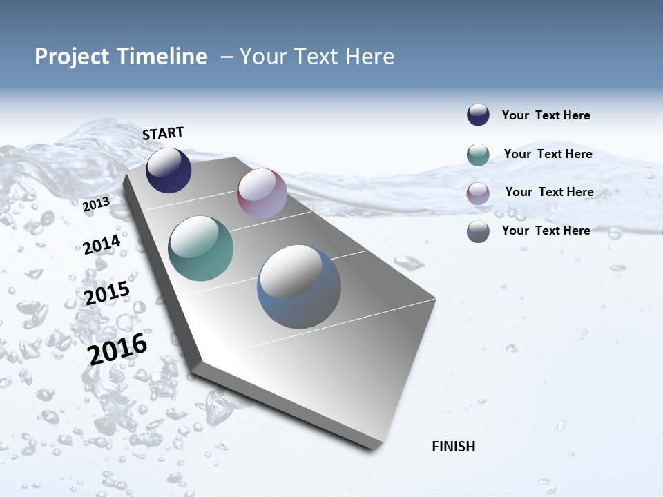 A Water Powerpoint Presentation Is Shown PowerPoint Template