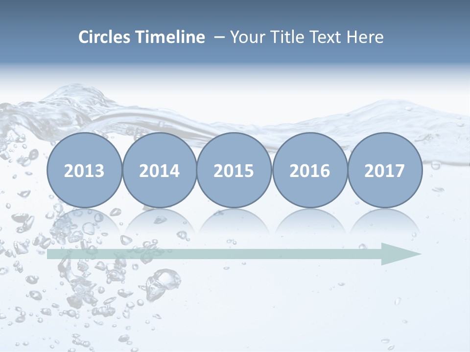 A Water Powerpoint Presentation Is Shown PowerPoint Template