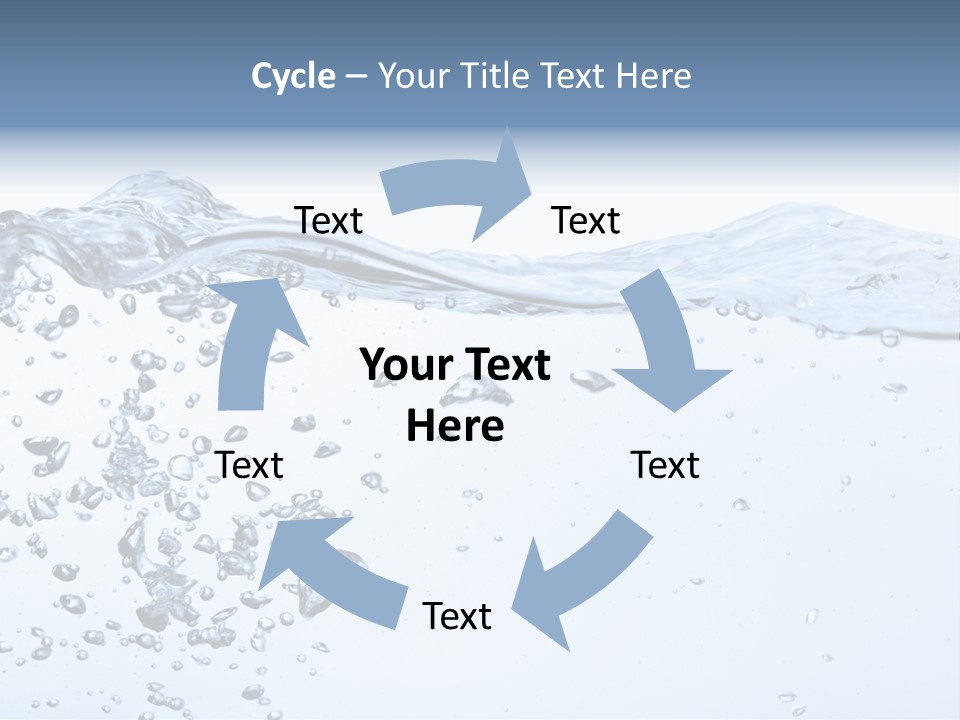 A Water Powerpoint Presentation Is Shown PowerPoint Template