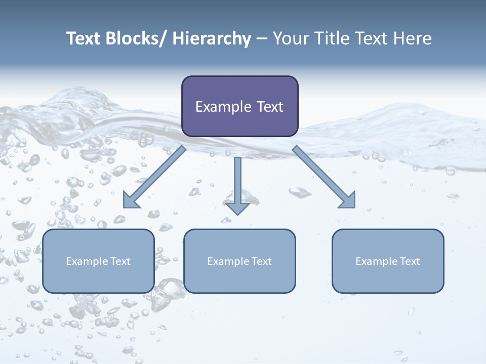 A Water Powerpoint Presentation Is Shown PowerPoint Template