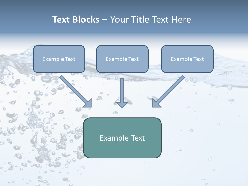 A Water Powerpoint Presentation Is Shown PowerPoint Template