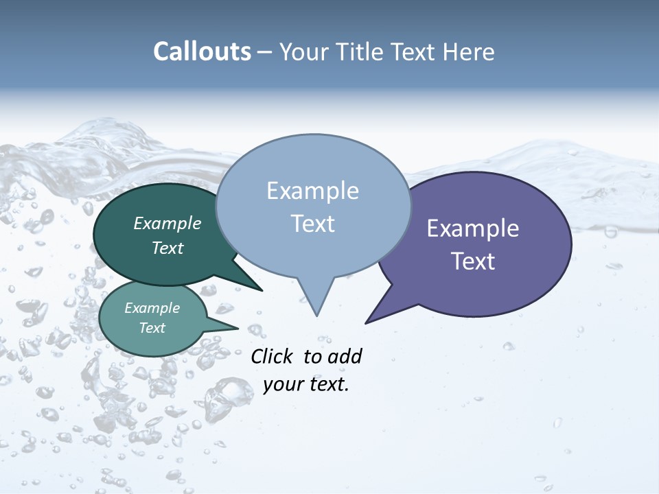 A Water Powerpoint Presentation Is Shown PowerPoint Template