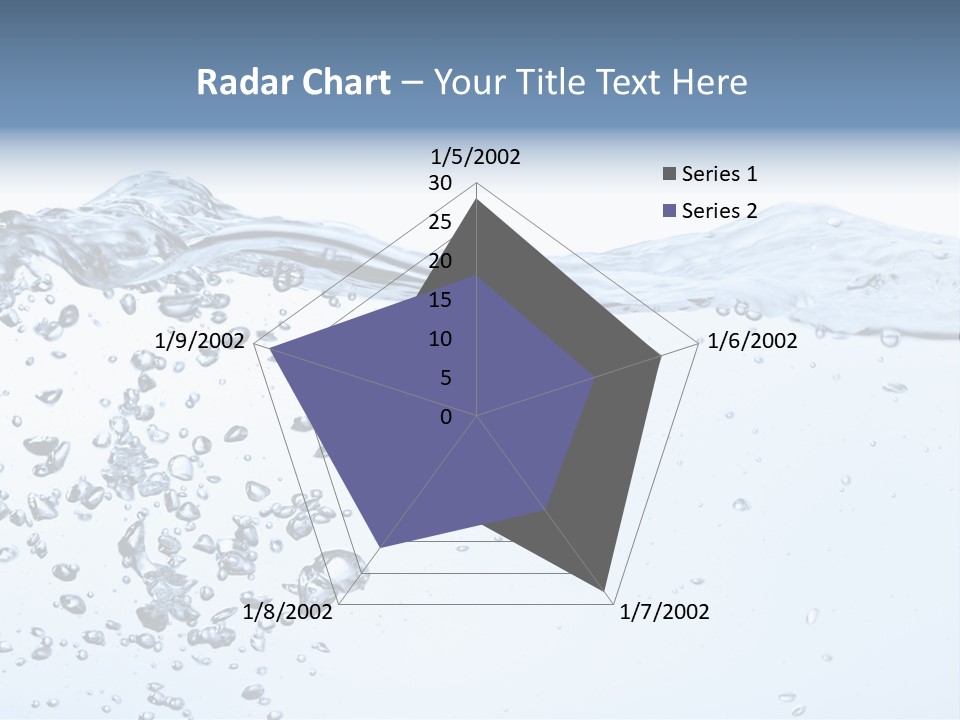 A Water Powerpoint Presentation Is Shown PowerPoint Template