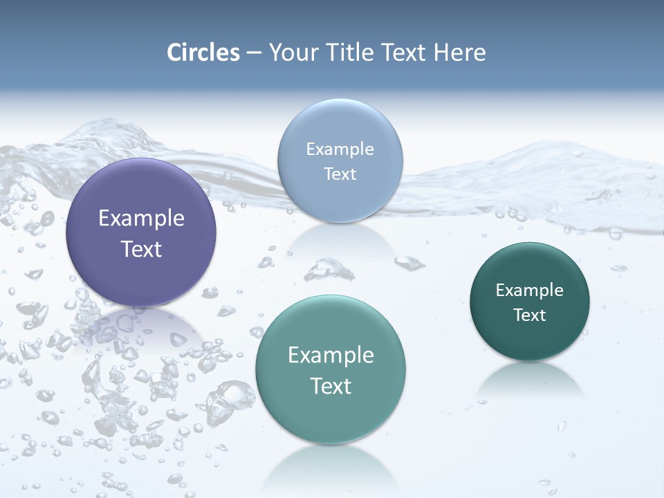 A Water Powerpoint Presentation Is Shown PowerPoint Template