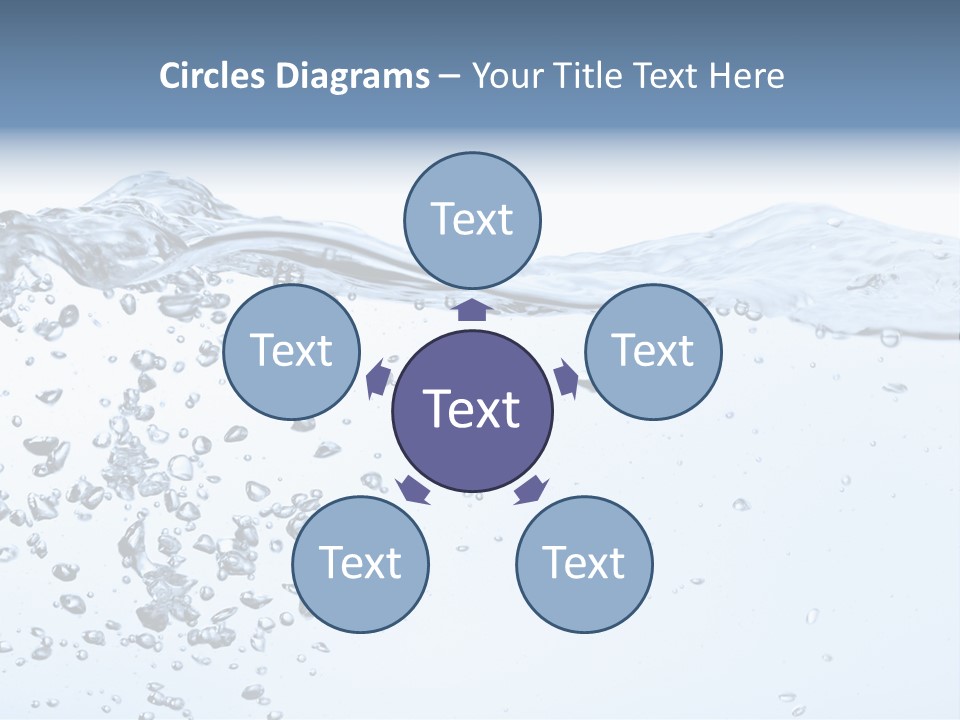 A Water Powerpoint Presentation Is Shown PowerPoint Template