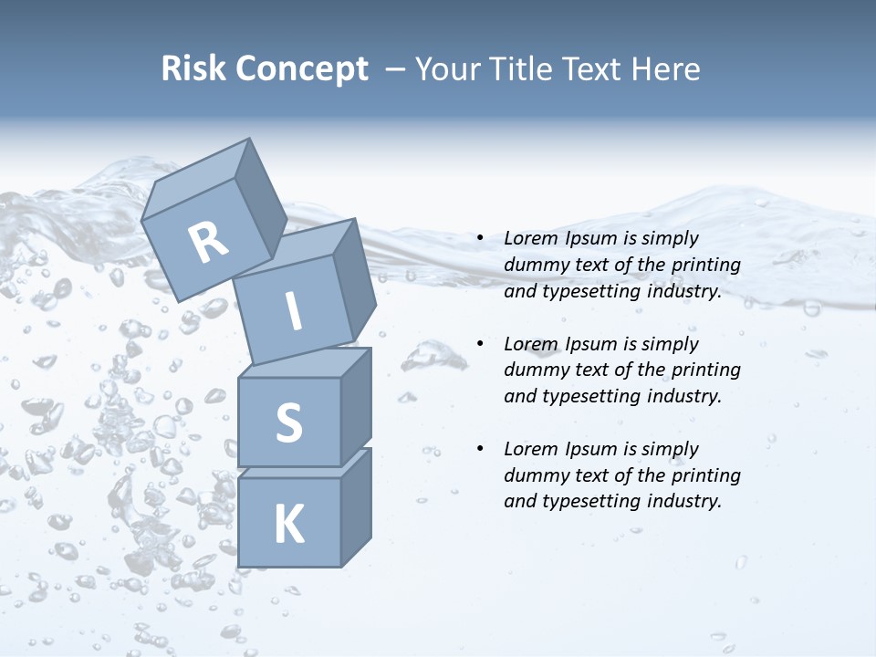 A Water Powerpoint Presentation Is Shown PowerPoint Template