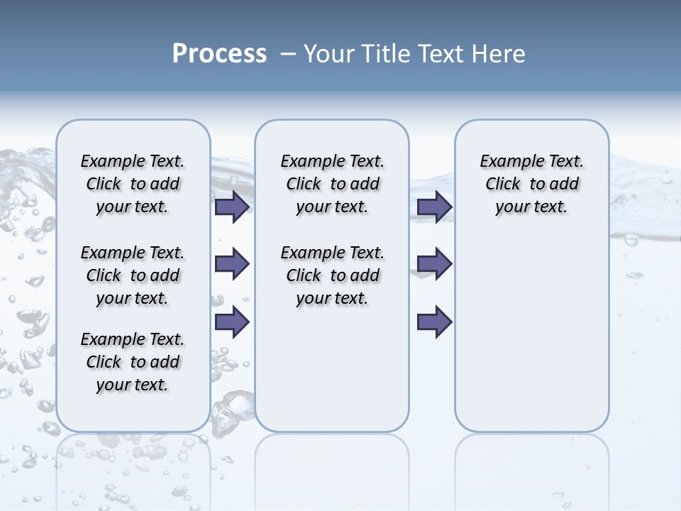 A Water Powerpoint Presentation Is Shown PowerPoint Template