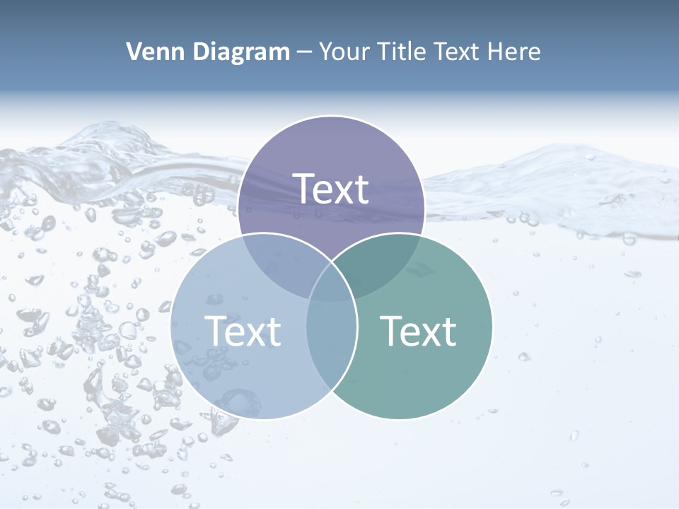A Water Powerpoint Presentation Is Shown PowerPoint Template