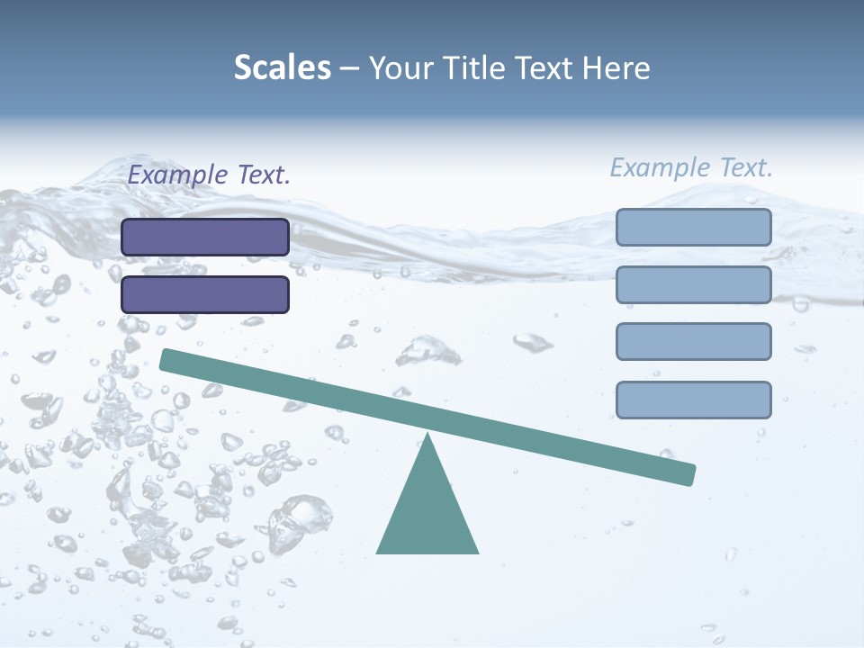 A Water Powerpoint Presentation Is Shown PowerPoint Template