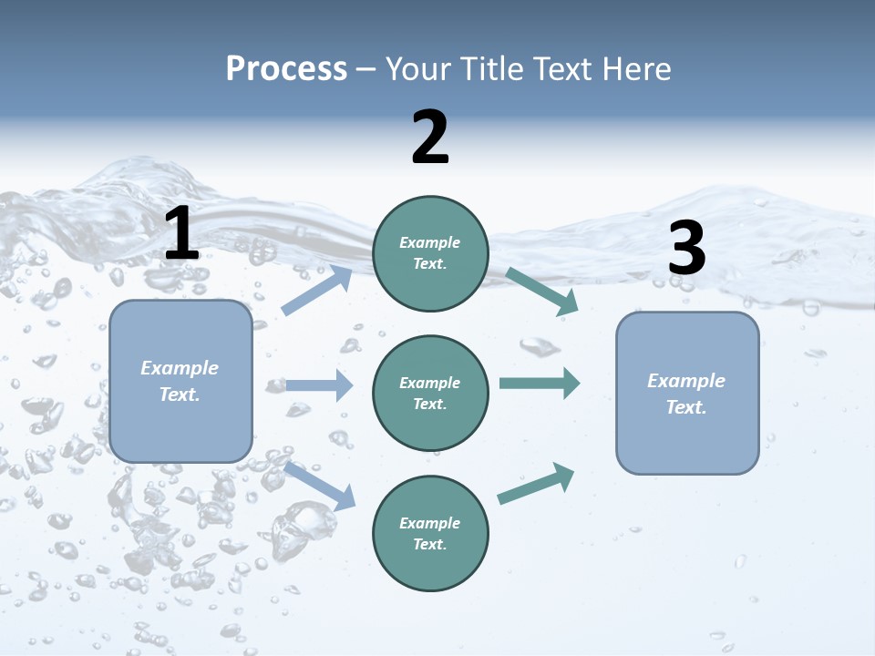 A Water Powerpoint Presentation Is Shown PowerPoint Template