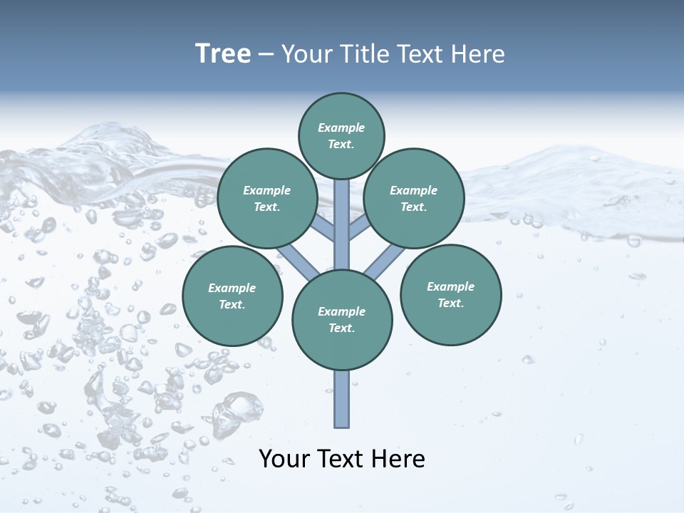 A Water Powerpoint Presentation Is Shown PowerPoint Template