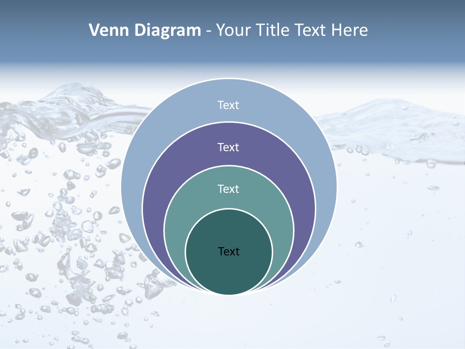 A Water Powerpoint Presentation Is Shown PowerPoint Template