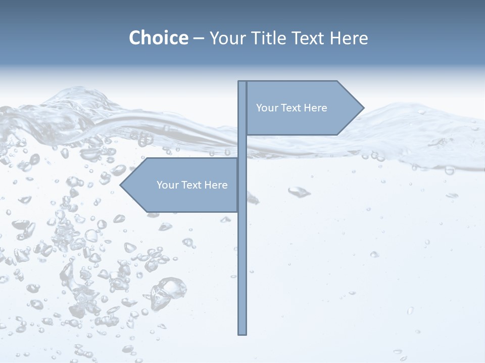 A Water Powerpoint Presentation Is Shown PowerPoint Template