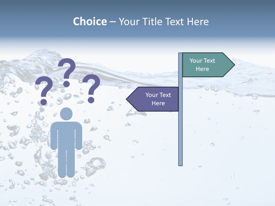 A Water Powerpoint Presentation Is Shown PowerPoint Template