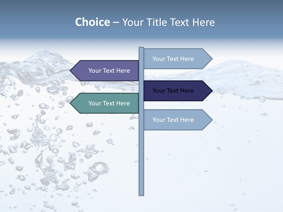 A Water Powerpoint Presentation Is Shown PowerPoint Template