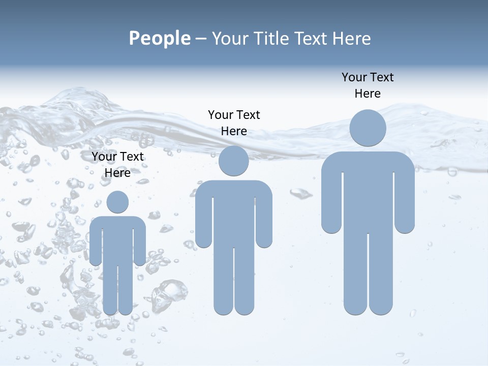 A Water Powerpoint Presentation Is Shown PowerPoint Template