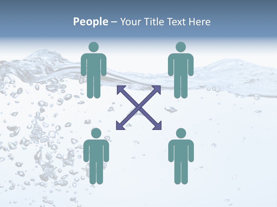 A Water Powerpoint Presentation Is Shown PowerPoint Template