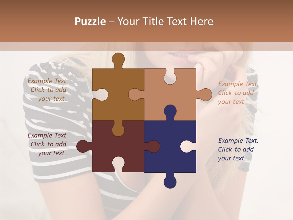 Serious Casual Anxious PowerPoint Template