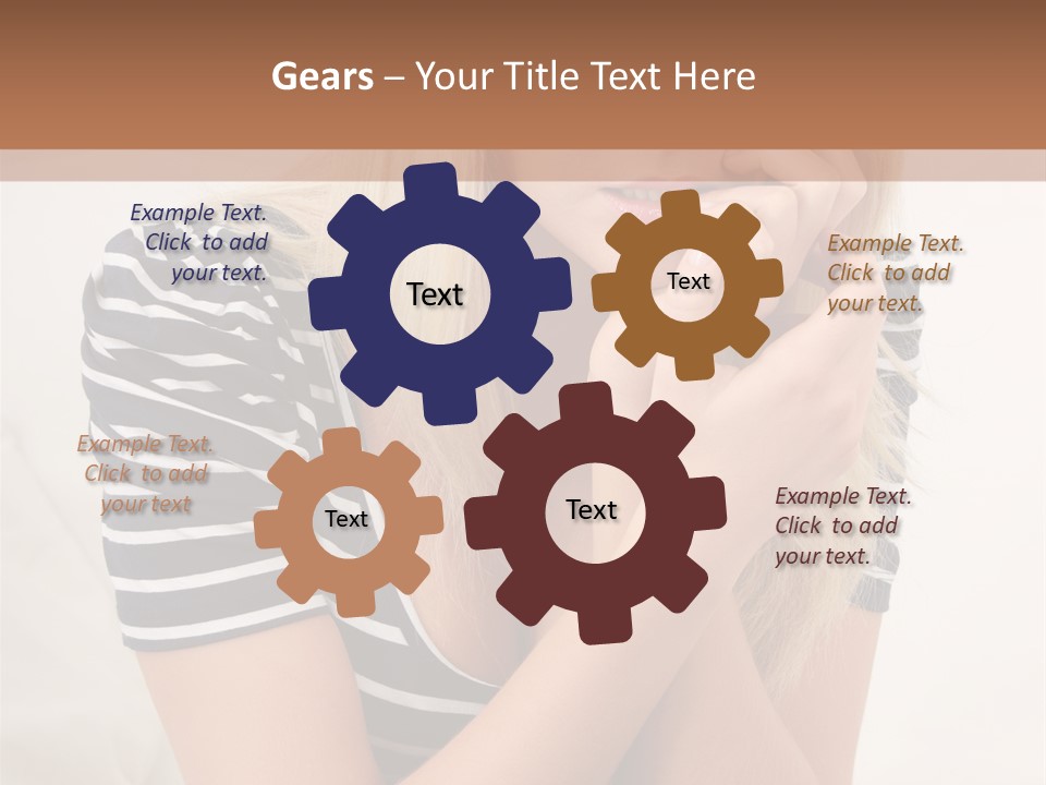 Serious Casual Anxious PowerPoint Template