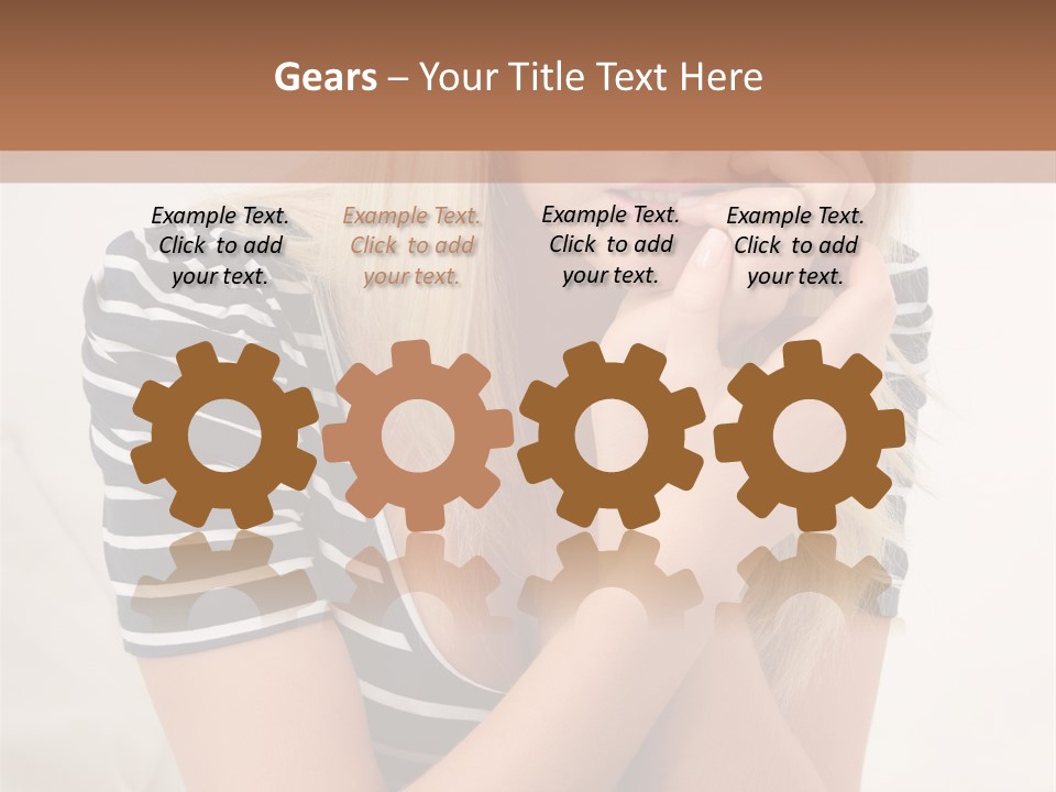 Serious Casual Anxious PowerPoint Template