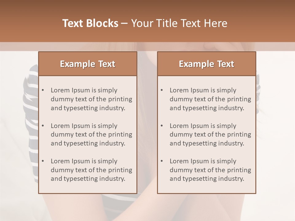 Serious Casual Anxious PowerPoint Template