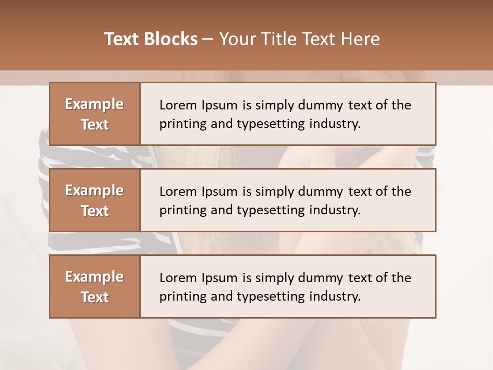 Serious Casual Anxious PowerPoint Template