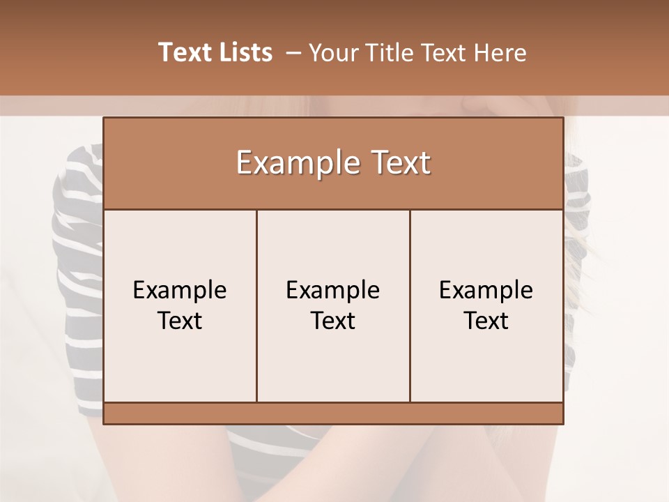 Serious Casual Anxious PowerPoint Template