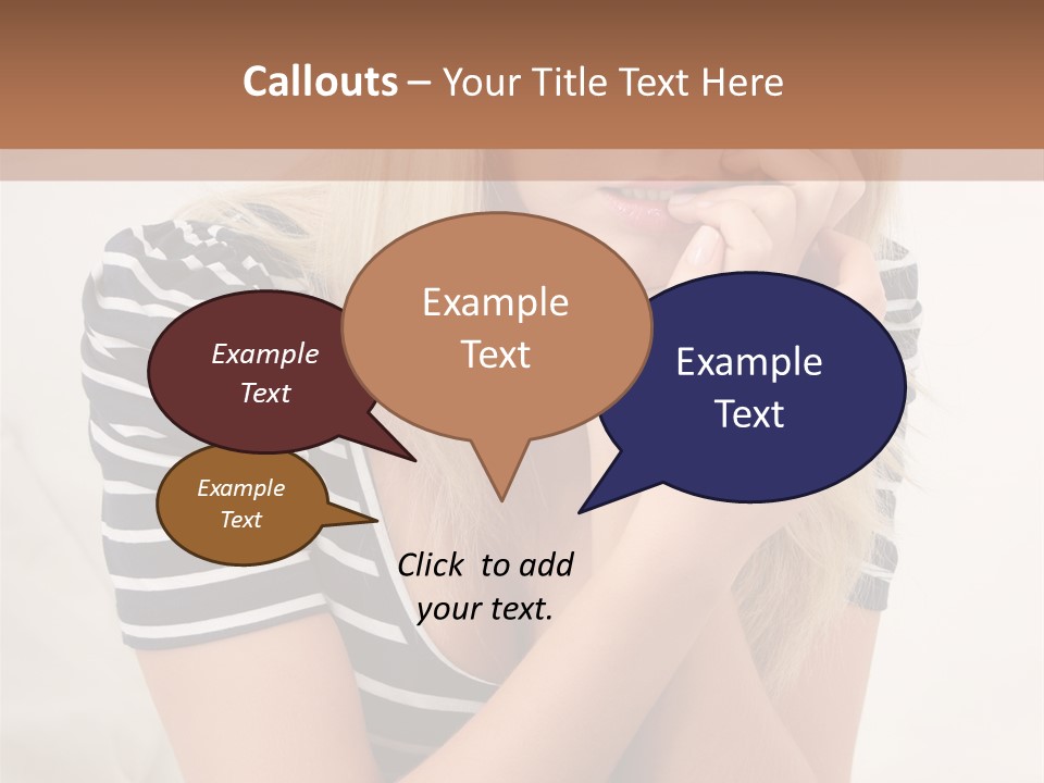 Serious Casual Anxious PowerPoint Template