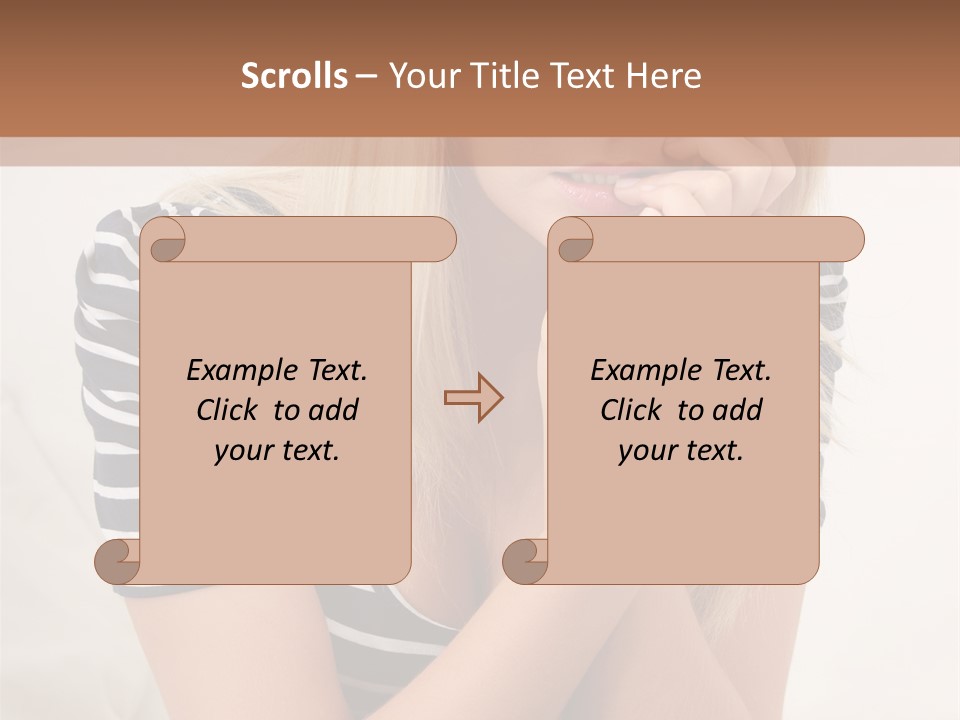 Serious Casual Anxious PowerPoint Template