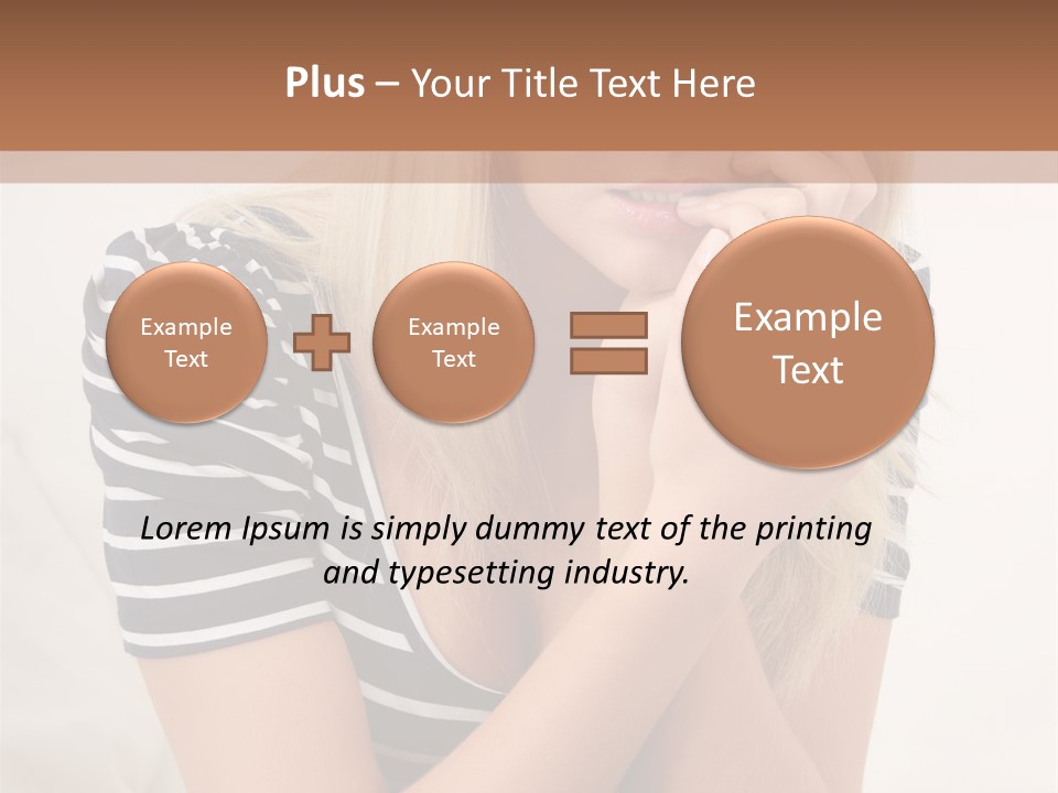 Serious Casual Anxious PowerPoint Template